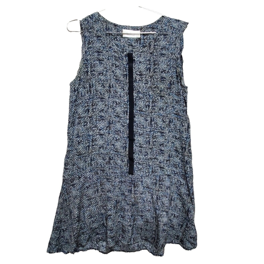 A.L.C. Mini Dress Women's Medium Multicolor Geometric Silk Sleeveless Flowy